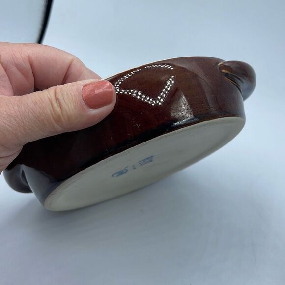 Vintage Hall 1154 Escargot dish. Beautiful glazed pottery. Thick and heavy. Perf - Picture 2 of 7